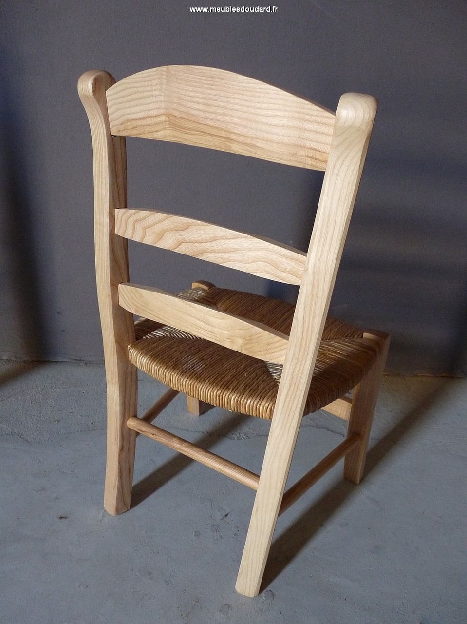 Chaise enfant, pieds bois massif, 38x31xH47 cm-ICE