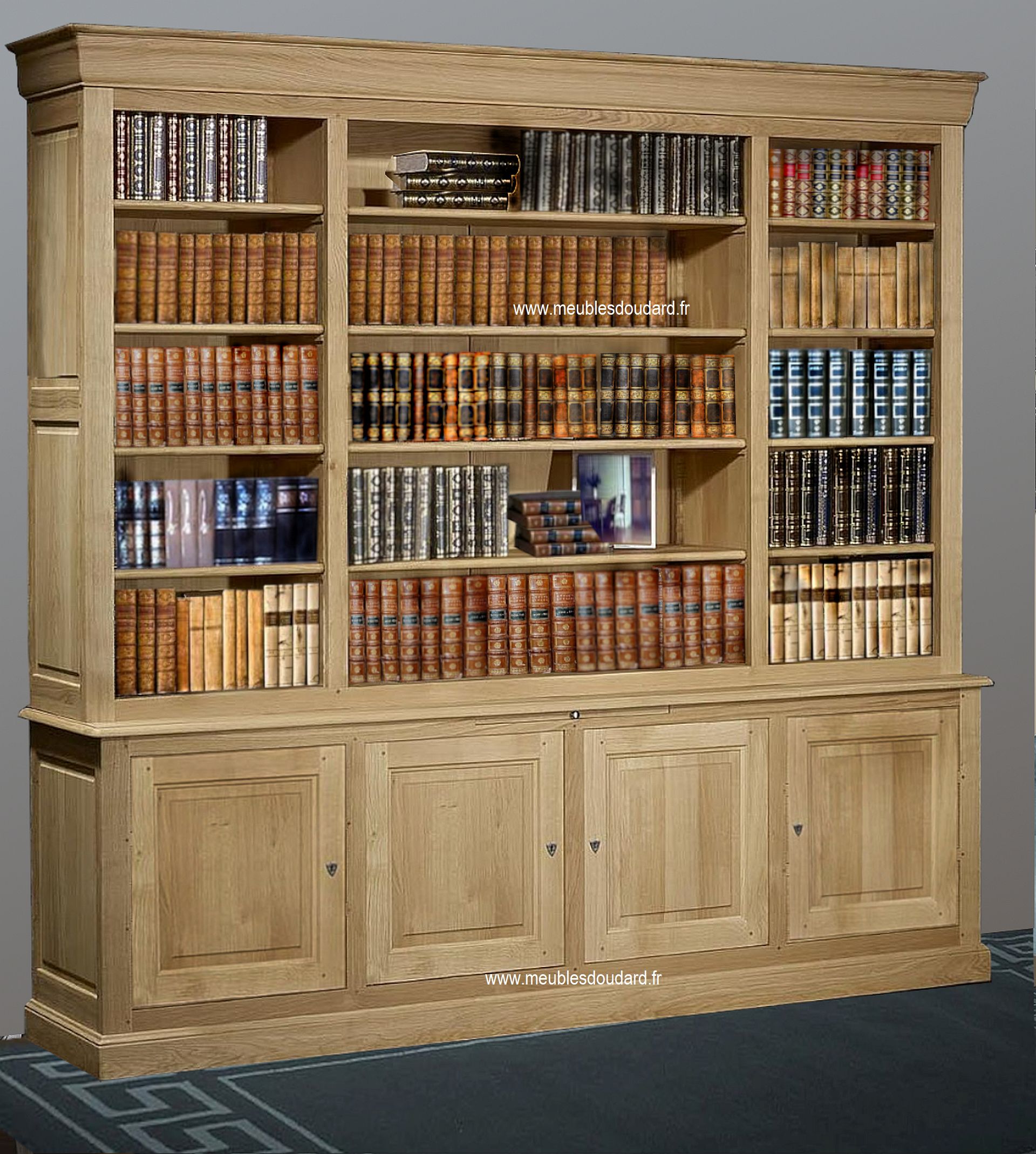 Grande Biblioth que Louis Philippe En Ch ne Massif