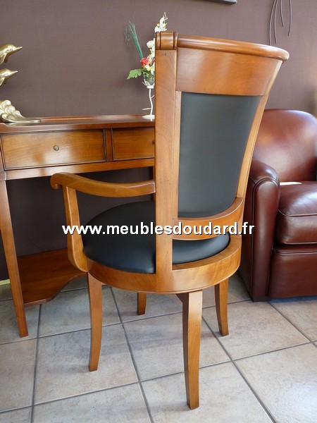 Fauteuil De Bureau Tournant En Merisier Ref 107