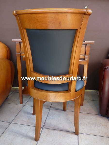 Fauteuil De Bureau Tournant En Merisier Ref 107