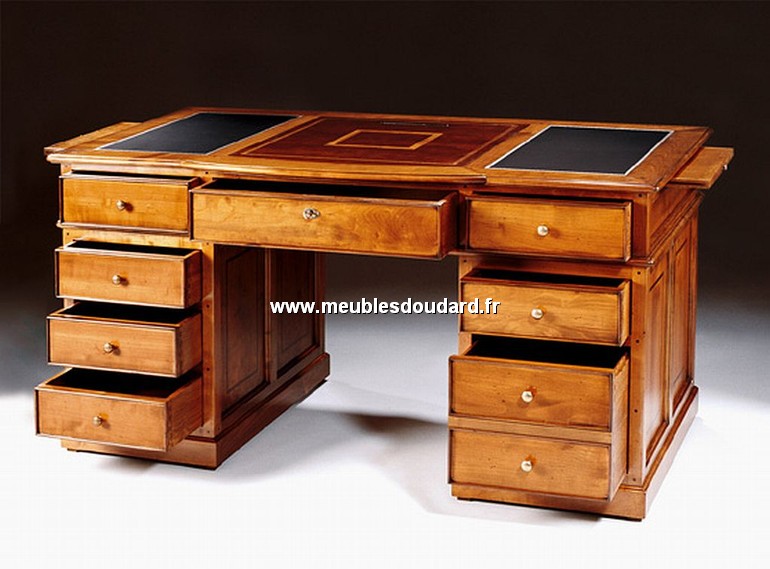 Bureau Haut De Gamme En Merisier Ref 530n